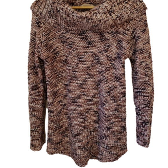 KNITTED COWL NECK SWEATER - Picture 1 of 9